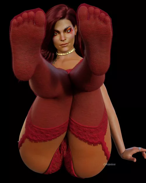 Loba Red Lingerie (r34seeker) [Apex Legends] by Mxfyn