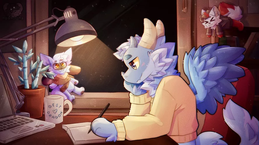 Lofi derg ~ ych for Rain, art by me @maiathoustra by maiathoustra