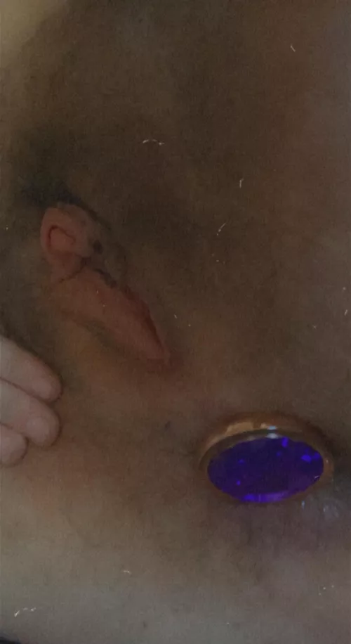 look at that tiny swell getting excited about my plug. by couldhumptheair