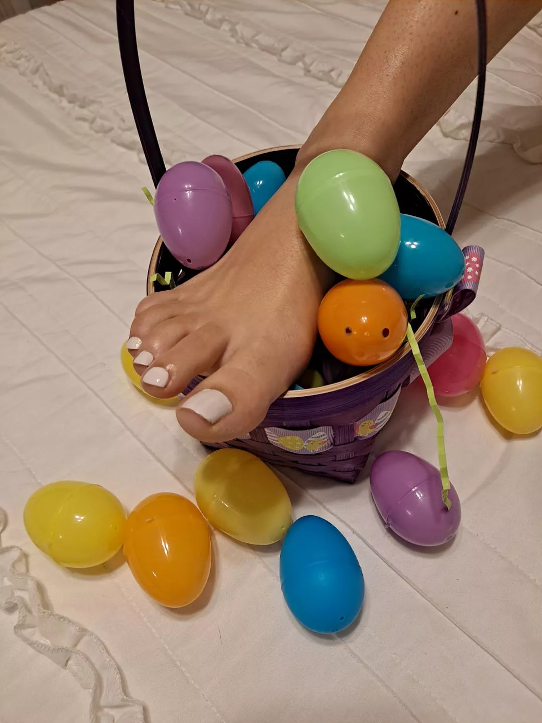 Look what the Easter bunny left my husband! Too bad you didn't get this lucky. posted by hotfeet93