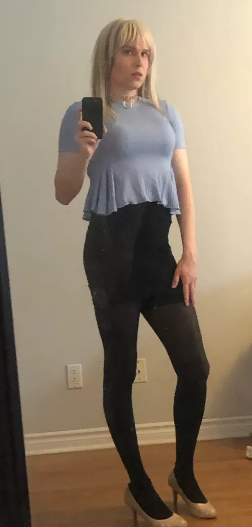 Looking for a sissy secretary, Daddy? I'm willing to work long hours in uncomfortable positions... 💁🏼‍♀️ by SometimesJolene