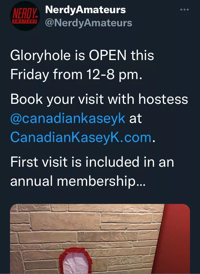 Looking for cocks for our gloryhole! (Calgary,Canada) posted by nerdyamateurs