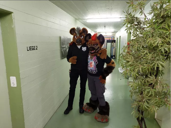 Looking very much forward to seeing friends tomorrow! Such as my big yeen bro Plux! by FireHyena