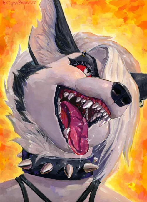 Loona. Gouache painting. (art by me) by SatynaPaper