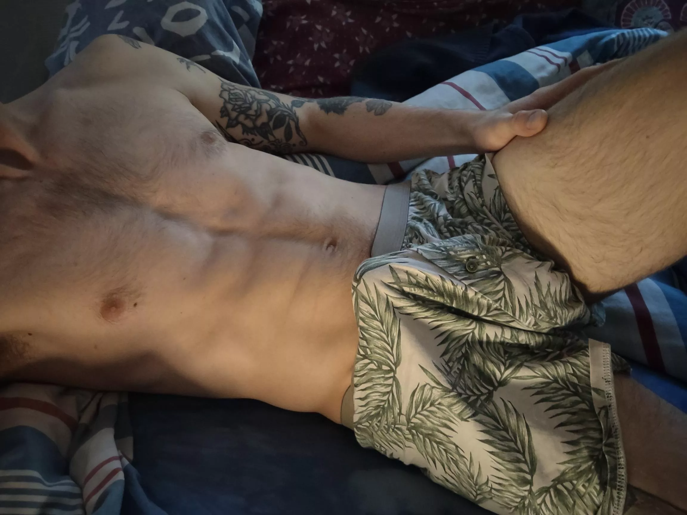 loose boxers are trying to hide something... posted by htrowawayed