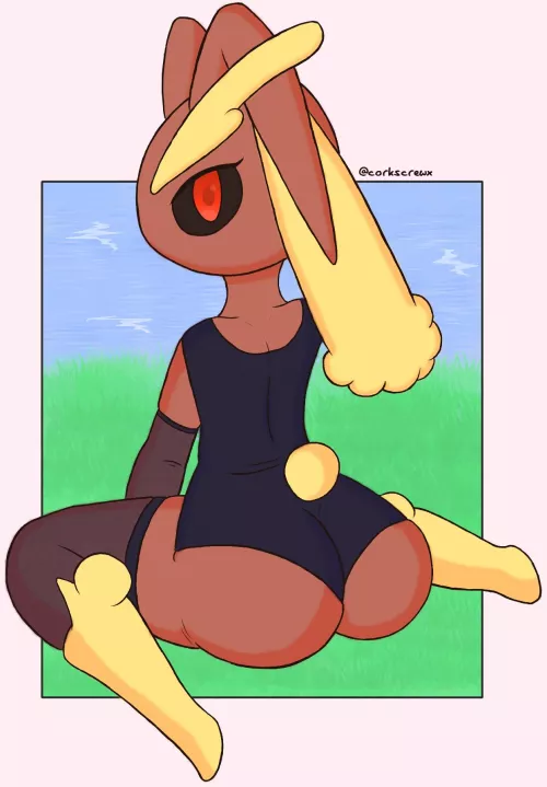 Lopunny (corkscrewx) by corkscrewx