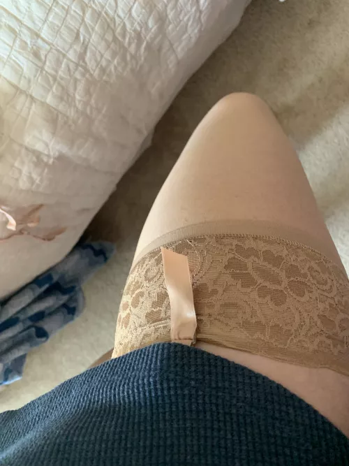 Lots of explicit pics here! But maybe some real-life career/mom stocking tops can still be alluring. by TooTights