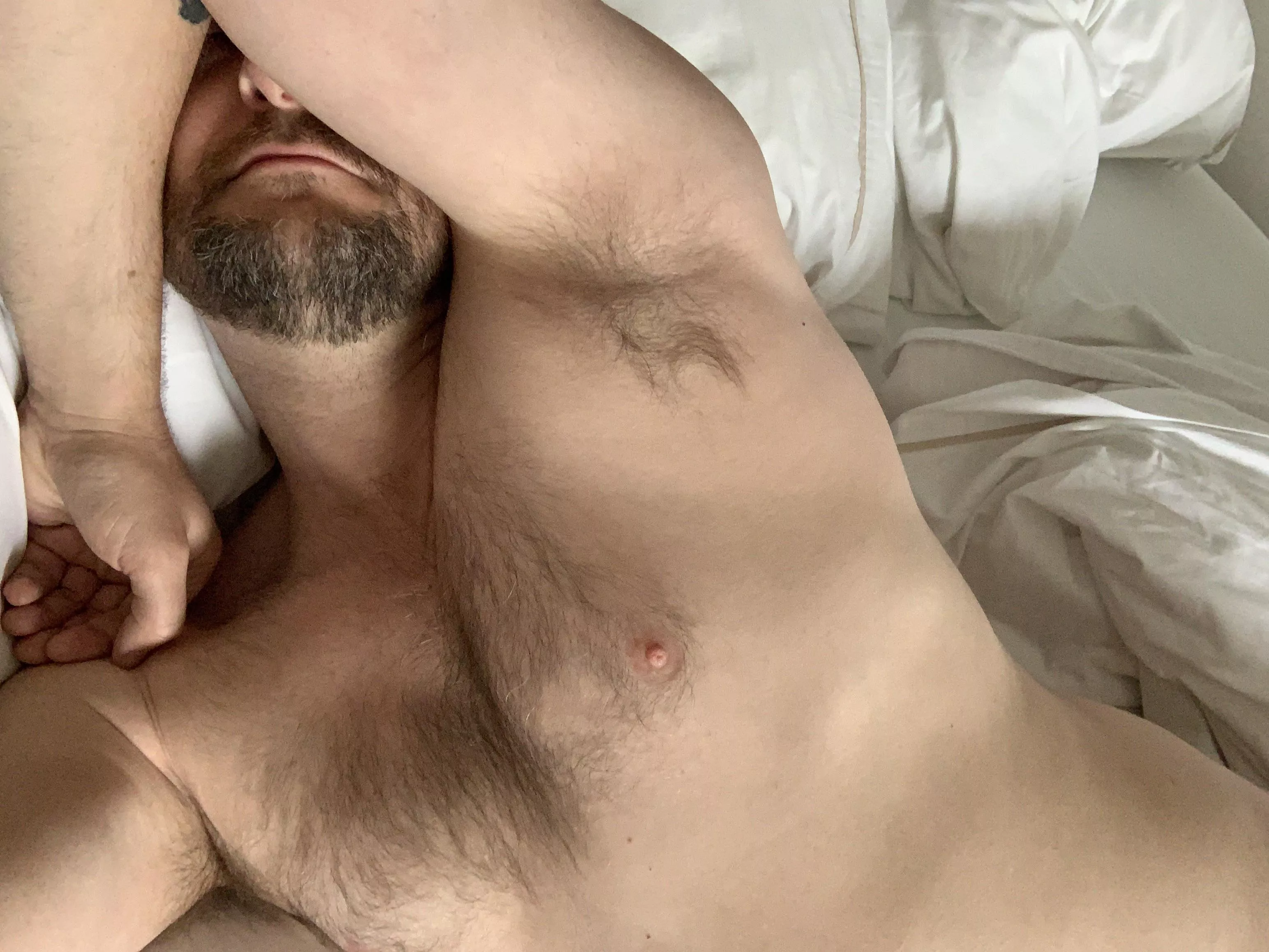 Lounging in the hotel posted by cumshowerthoughts