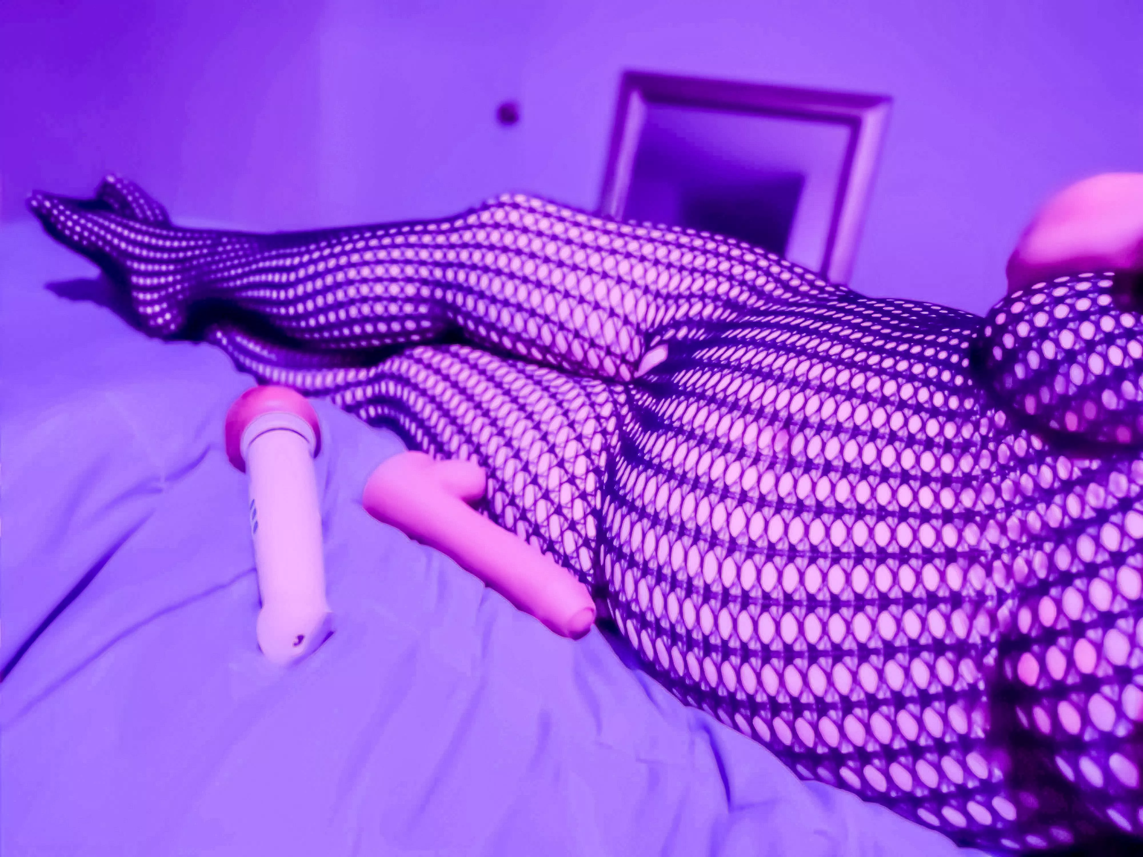 Lounging with my toys😈 posted by Title_Of_My_Sextape