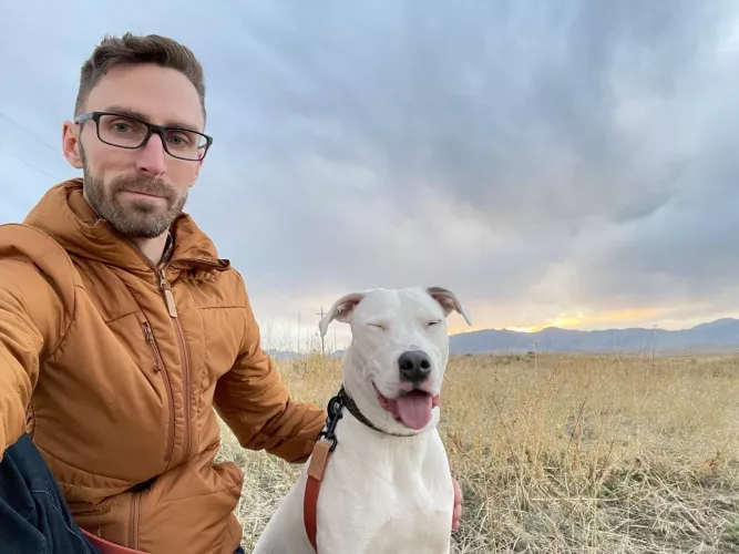 Love bringing him to hike here by Control-Frosty