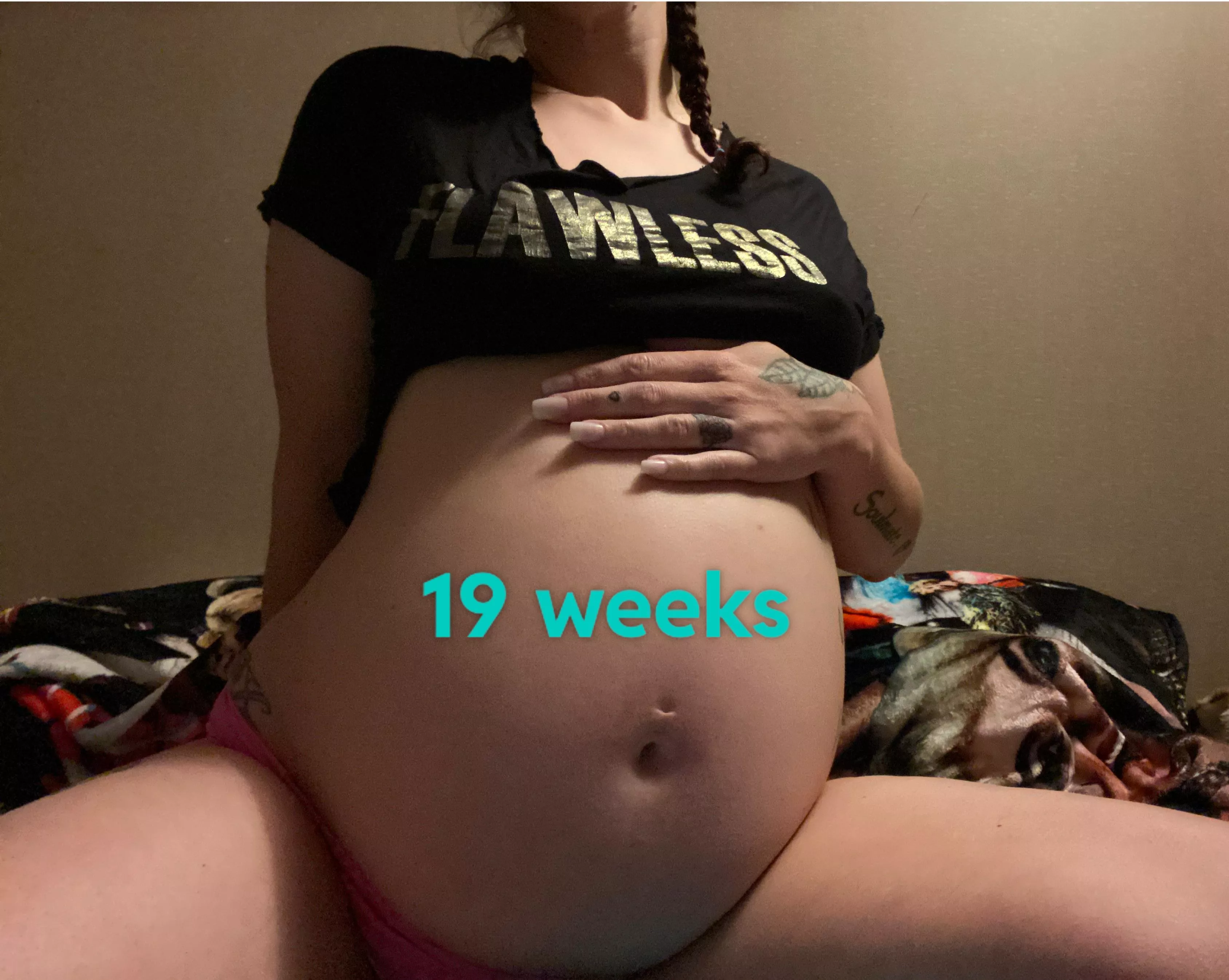 Love my baby bump💙 posted by MissNaughtyJuly