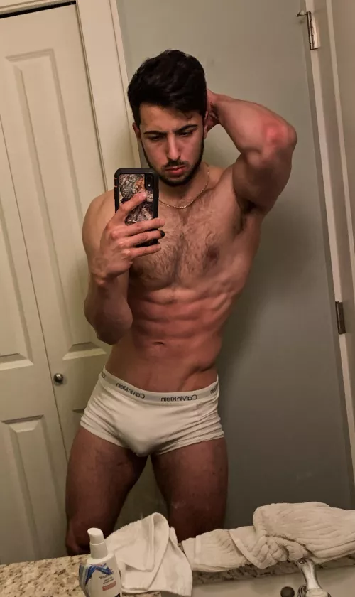 Love my Calvin kleins by Italiannboy