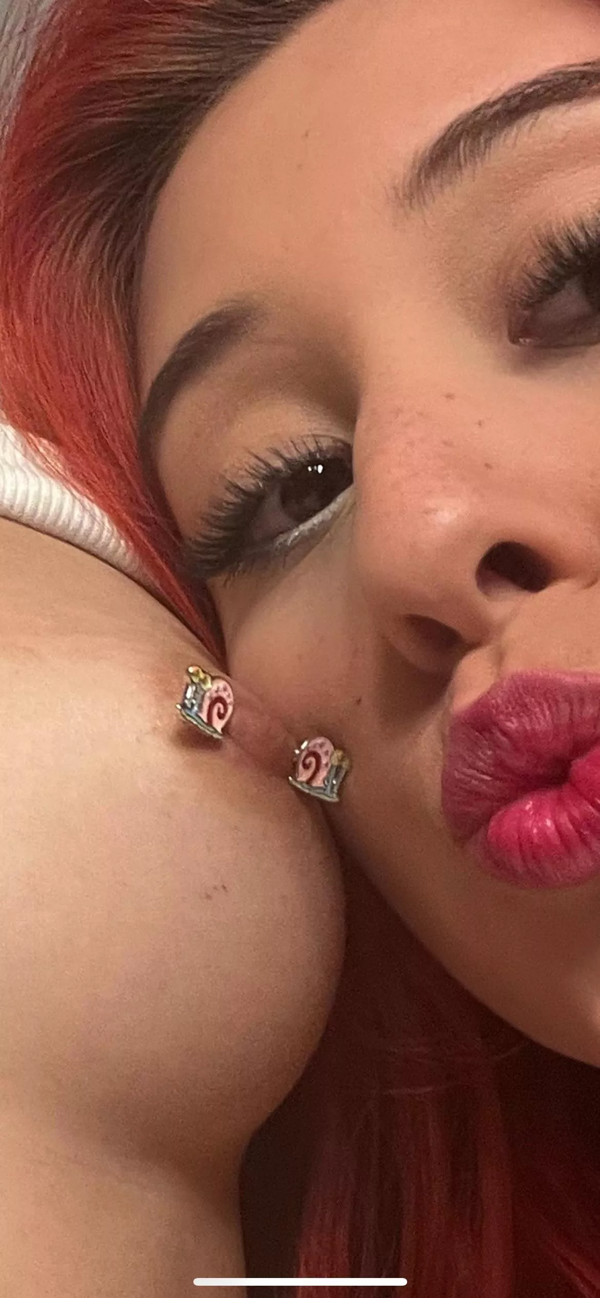 Love my friend’s Gary nip piercings posted by AlittleFlexible