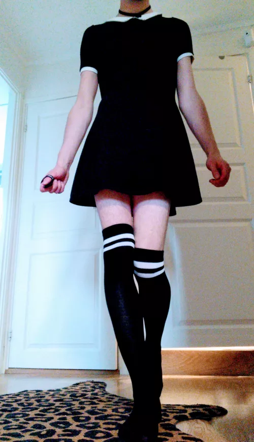 Love my new dress and socks together! 🖤 by heyy_moosh