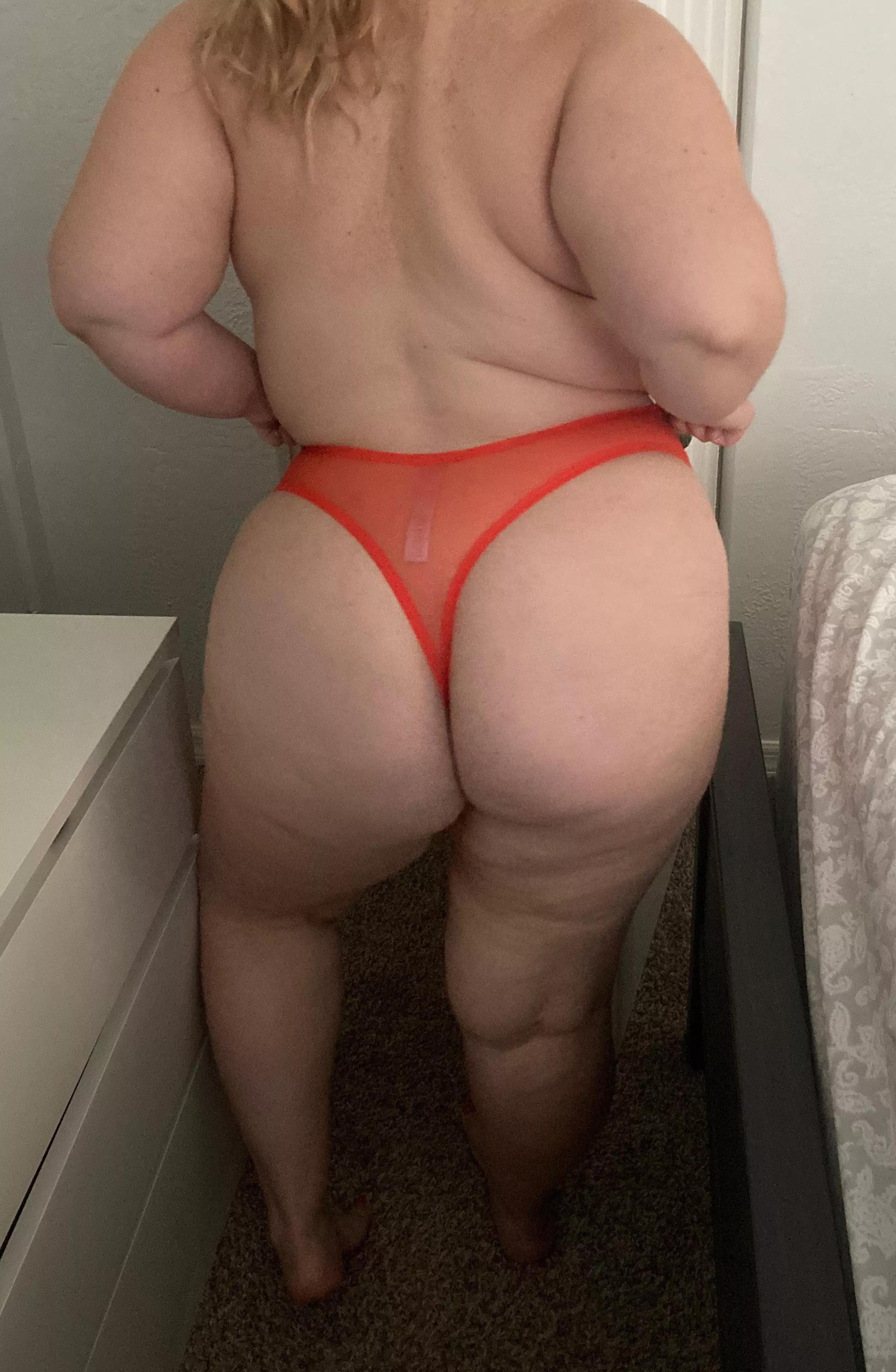 Love my orange thong posted by PrincessGee13