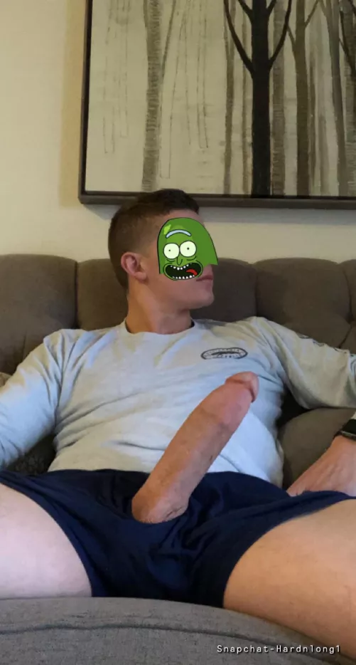 Love pulling my monster cock out after a long day by pikleDick