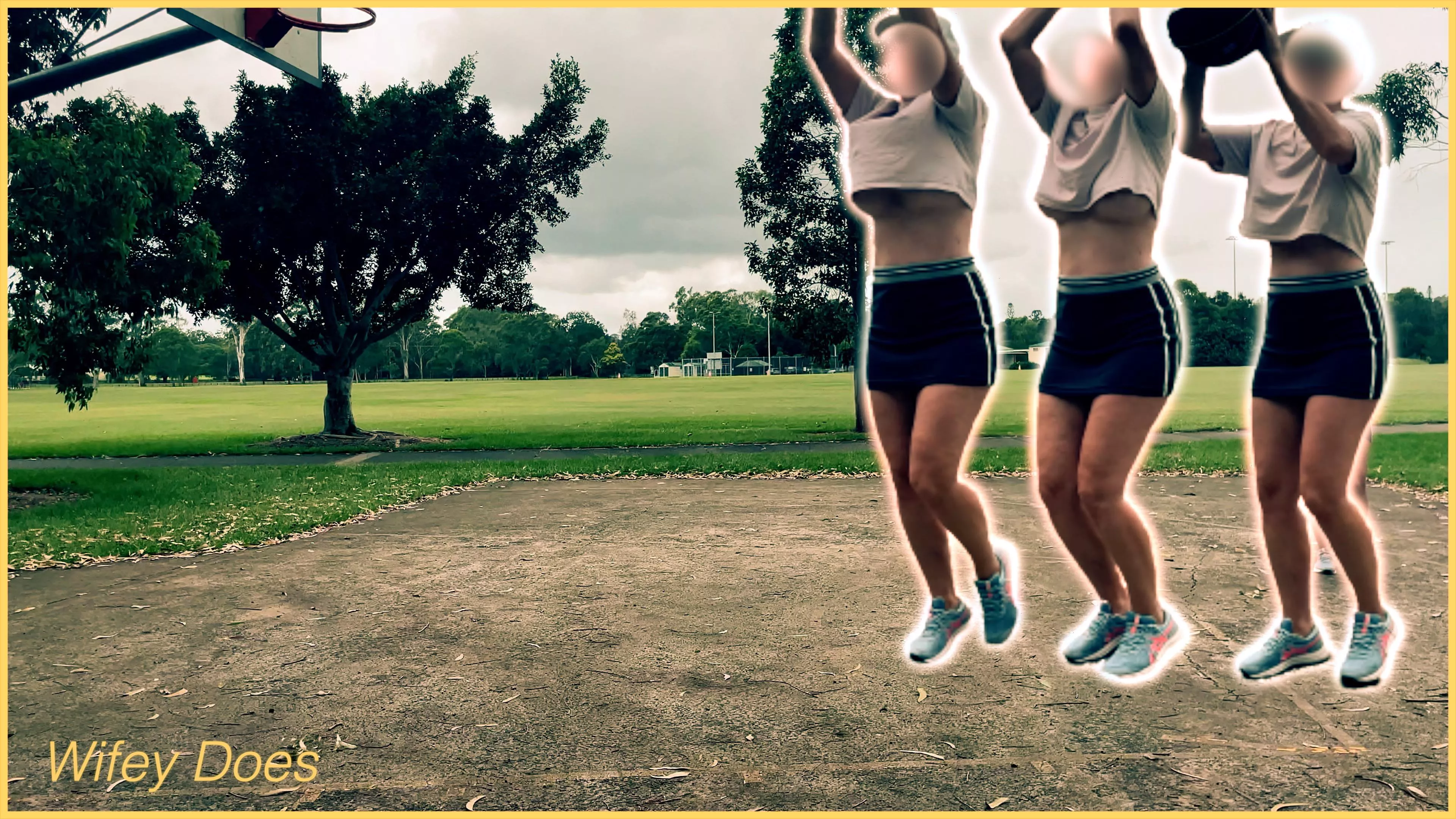 Love shooting hoops posted by WifeyDoes