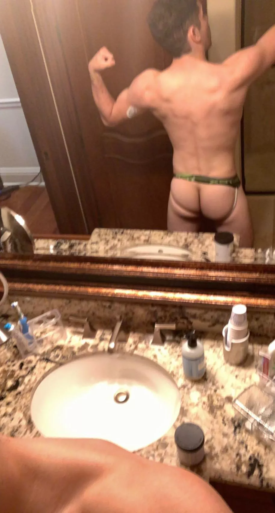Love showing off in my jock posted by backatitboy69