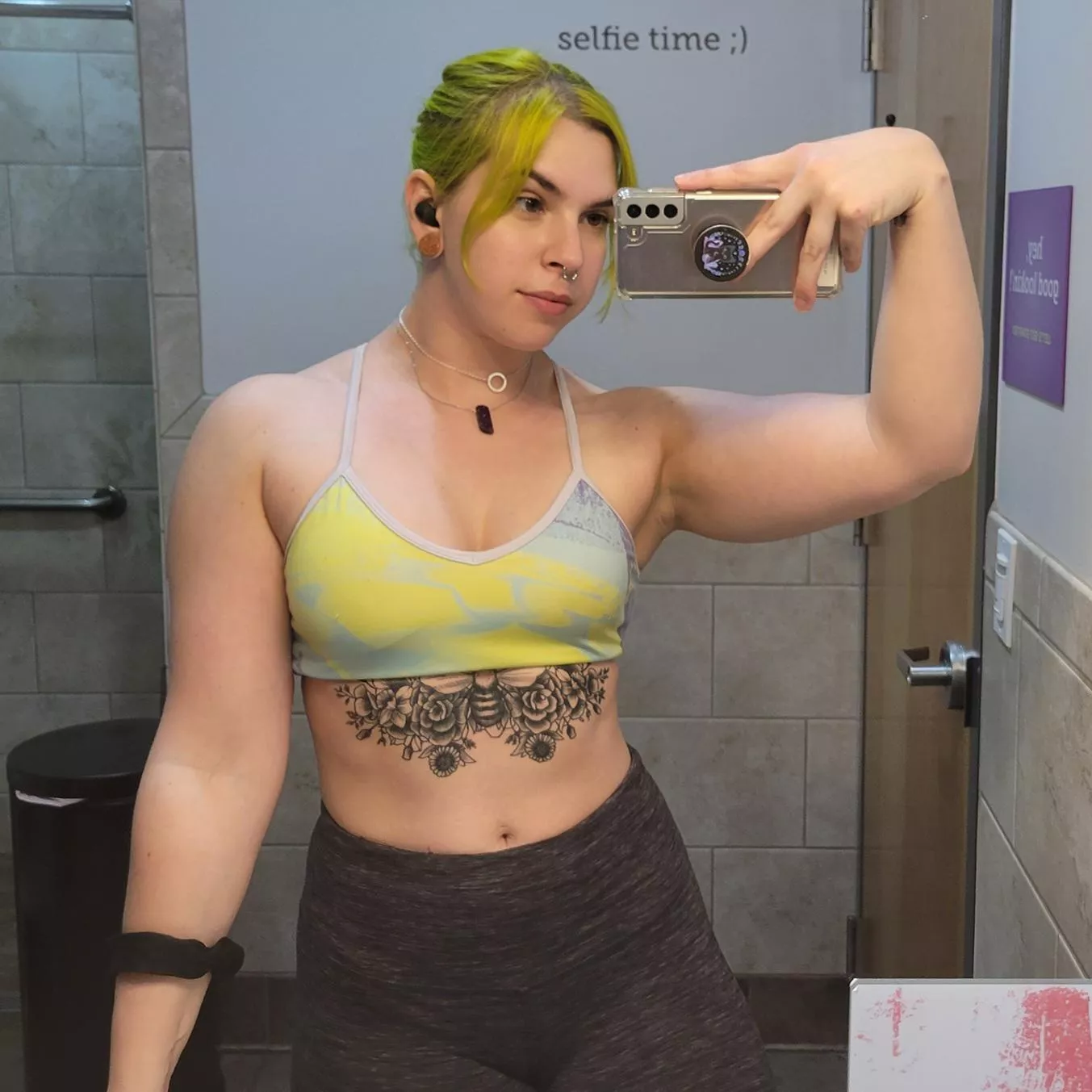 love showing off my smooth underarms at the gym posted by Ok-Source6878