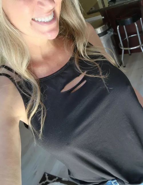 Love starting my day braless and nips hard! [31] by SexyFeetGirl20