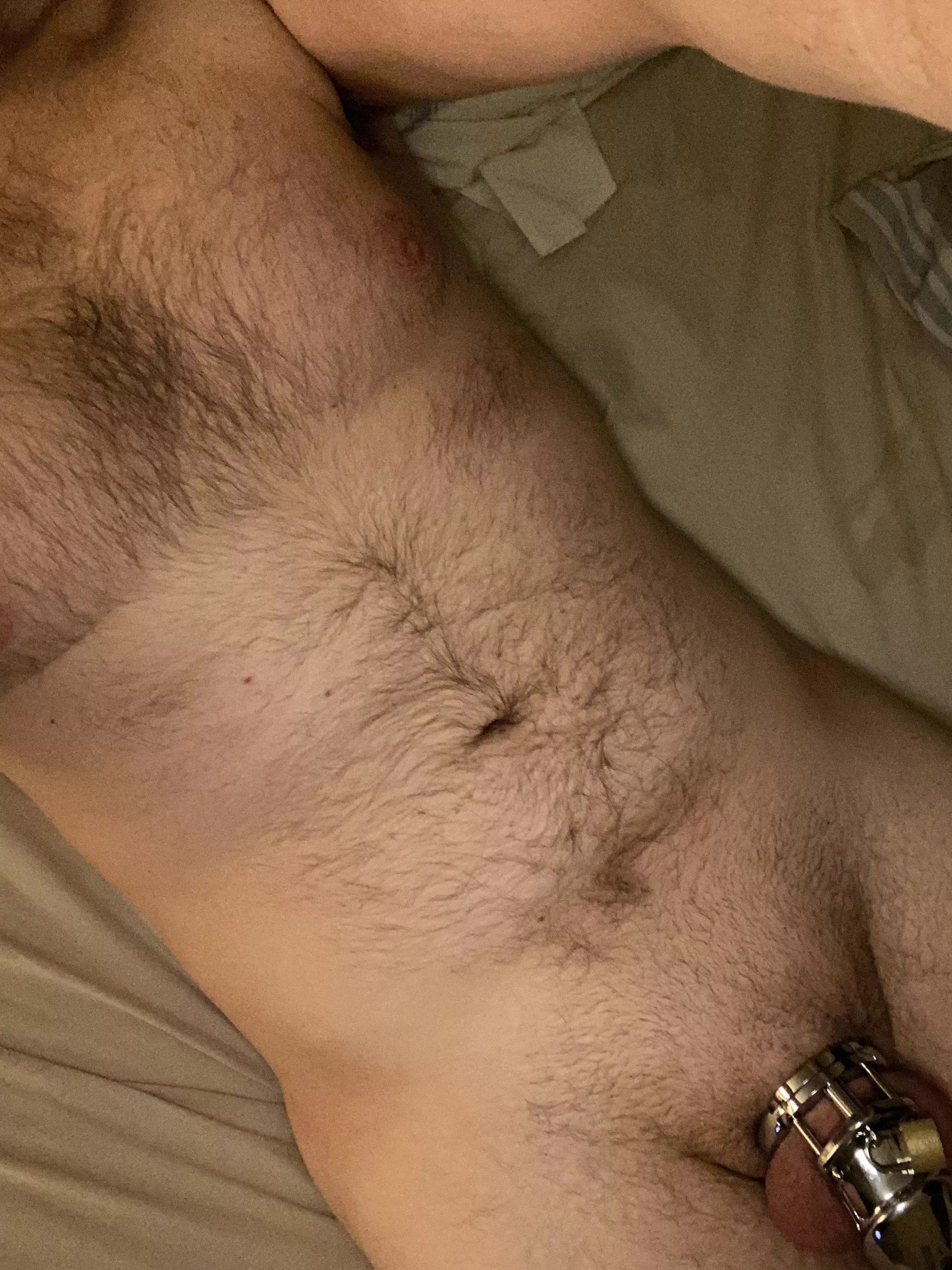 Love the feeling of the steel wrapped around my cock posted by MonarchStories