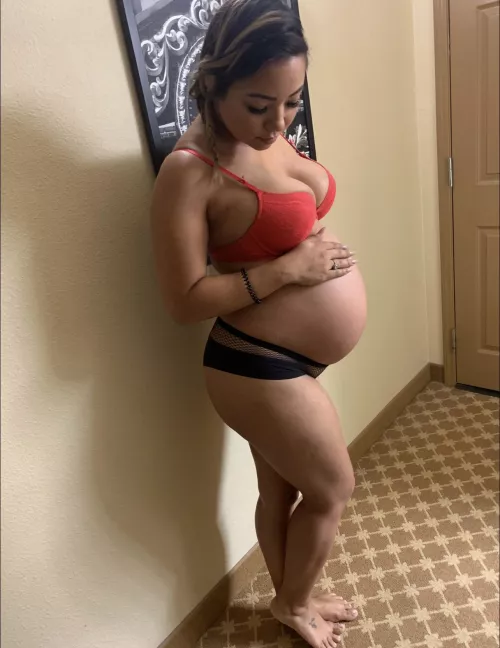 Love the fishnet panties (OC) by prettypregnant4