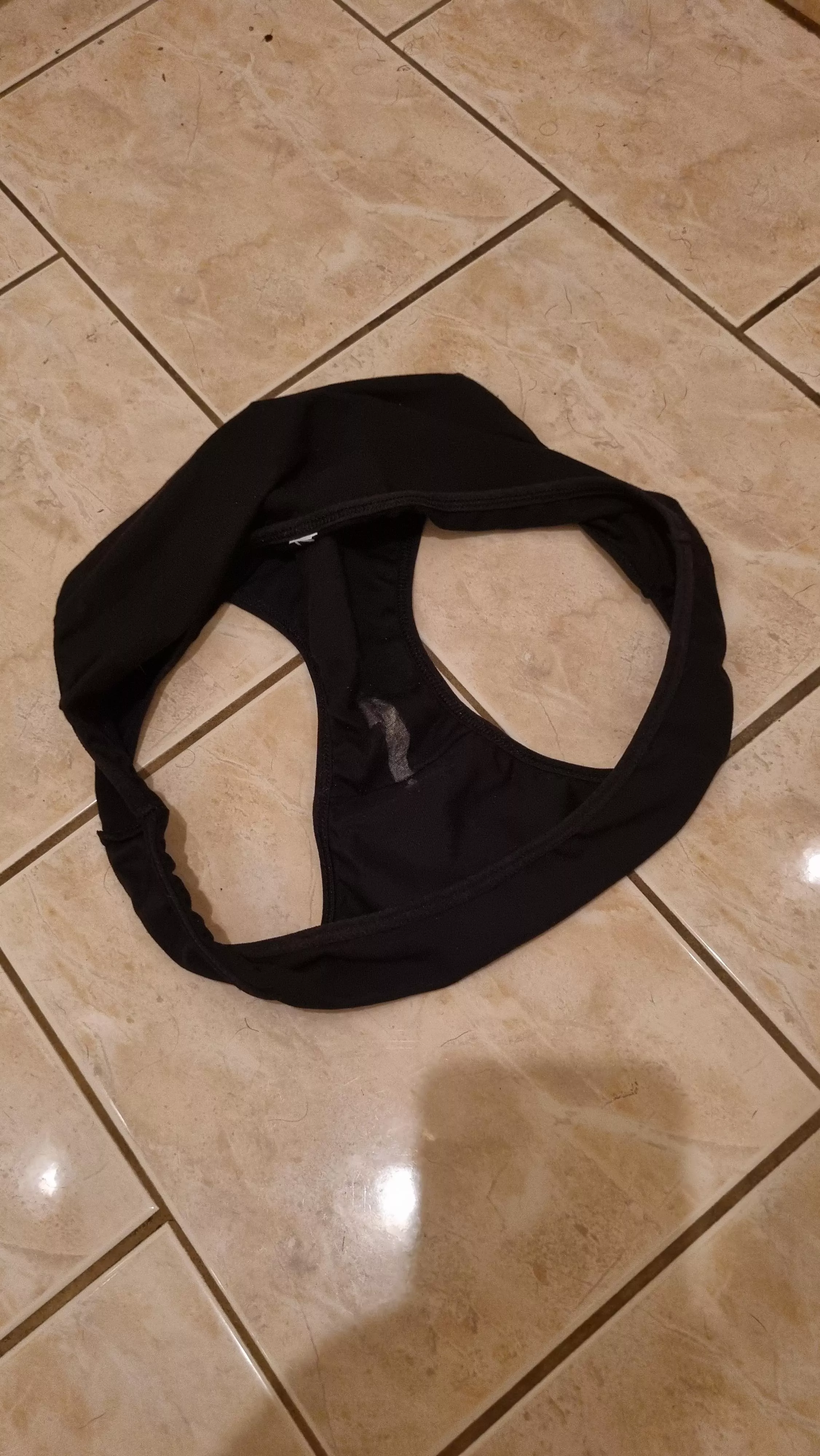 love to know ppl's thoughts. these are my wifes panties that I found tonight. is getting off on someone else? she hasn't fucked me in 8 months posted by OwnDetail5310
