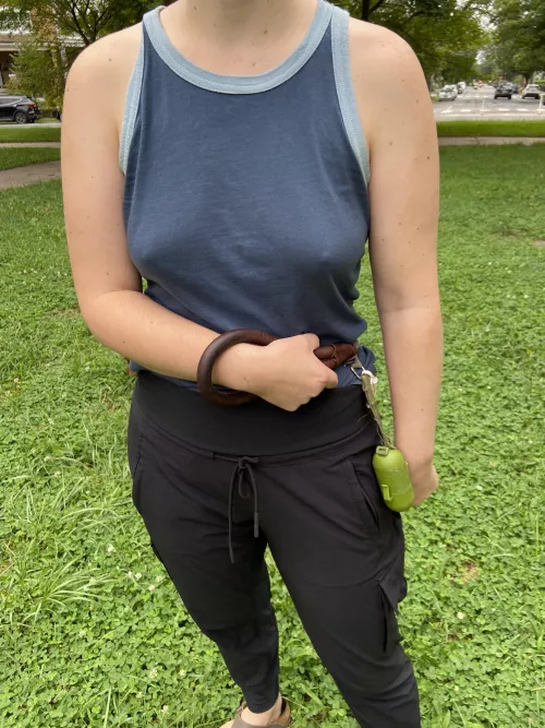 Love walking the dog like this when the young dads are out picking up their kids. by Swamp_Denizens