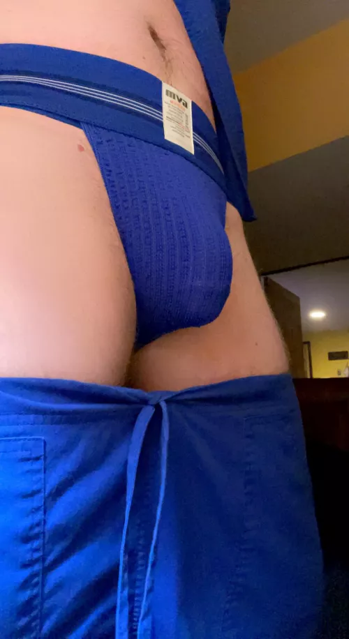 Love wearing a jock to work by rgbrb3