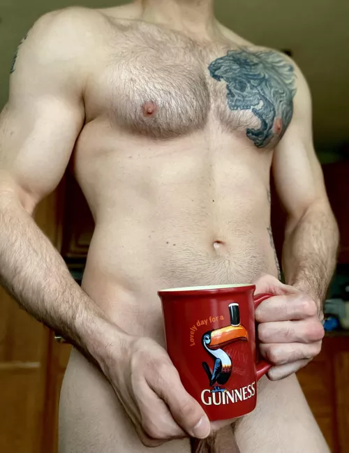 Lovely day for a Guinness (But it’s just coffee rn, promise) by gypsysoul3159