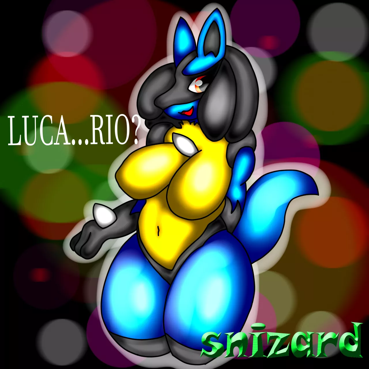 Luca Lucario (by me snizard) posted by waterbuizel