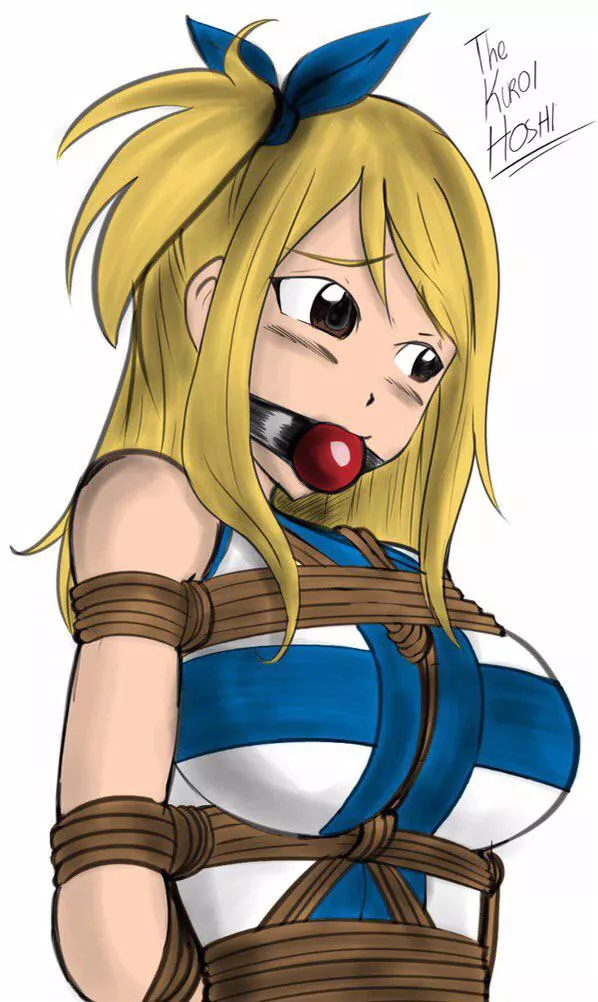 Lucy all tied up posted by kittygirl-momo