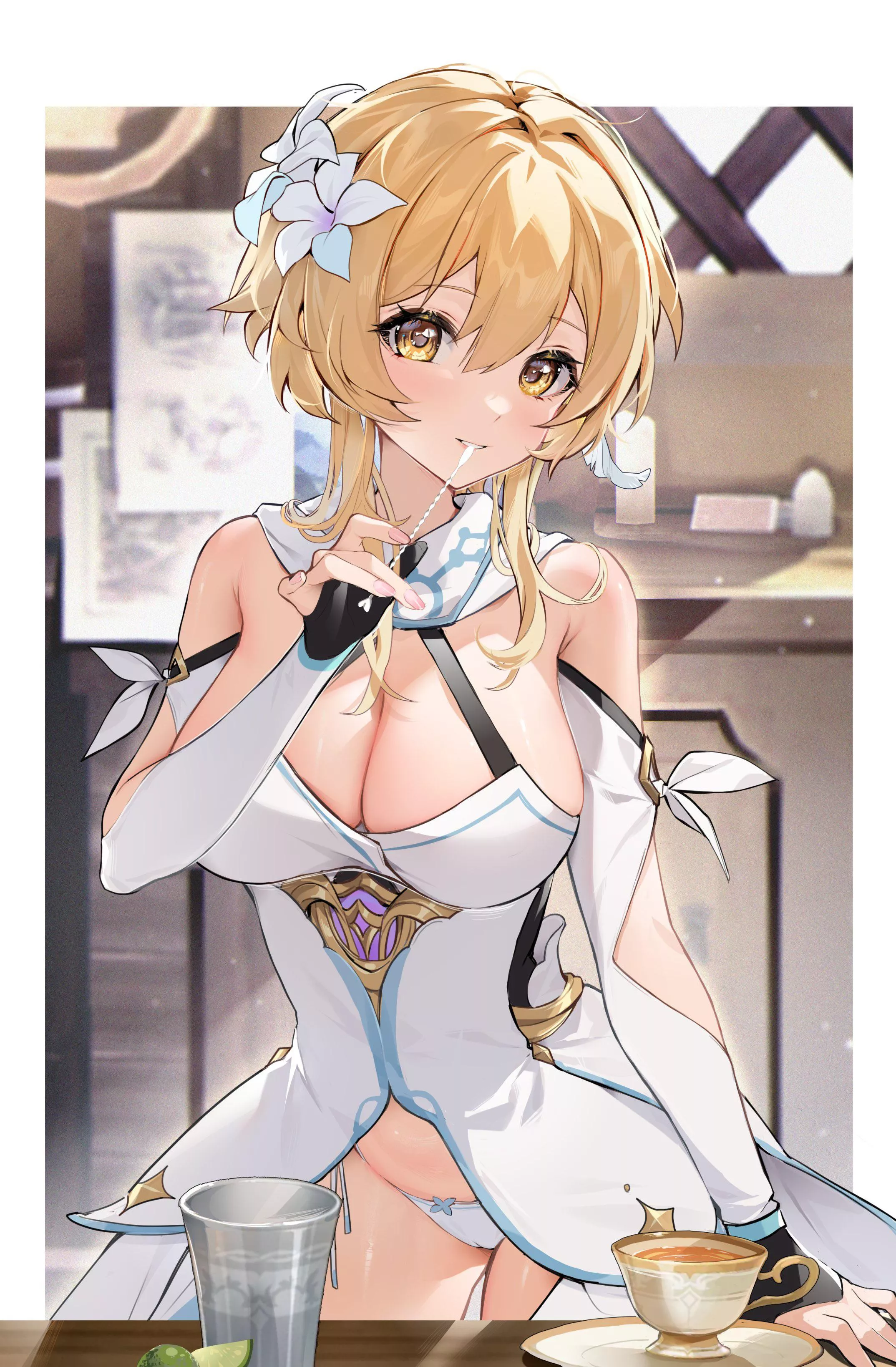 Lumine (houk1se1) [Genshin Impact] posted by NoLewdsNoLife