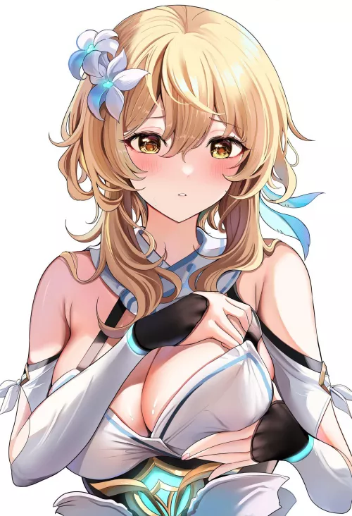 Lumine (Sak) [Genshin Impact] by SecretMystogan