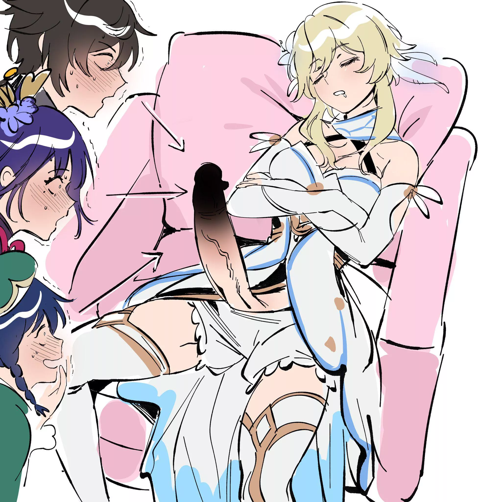 Lumine’s dick is so beautiful 🥰 (MoB ojisan on Twitter) posted by NuttyBiscuit23