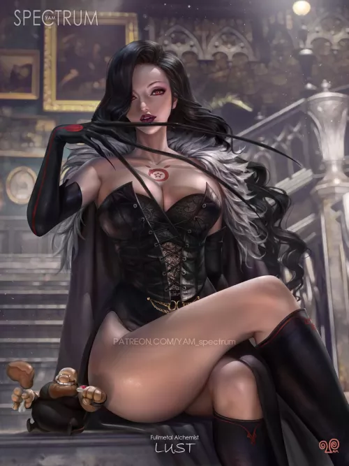 Lust [Fullmetal Alchemist] by Written_up_for_125