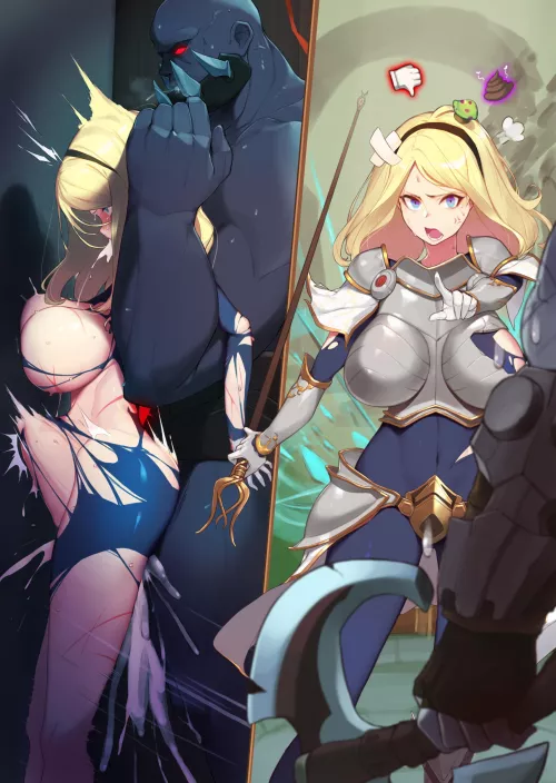 Lux meets Sion by FallingTho