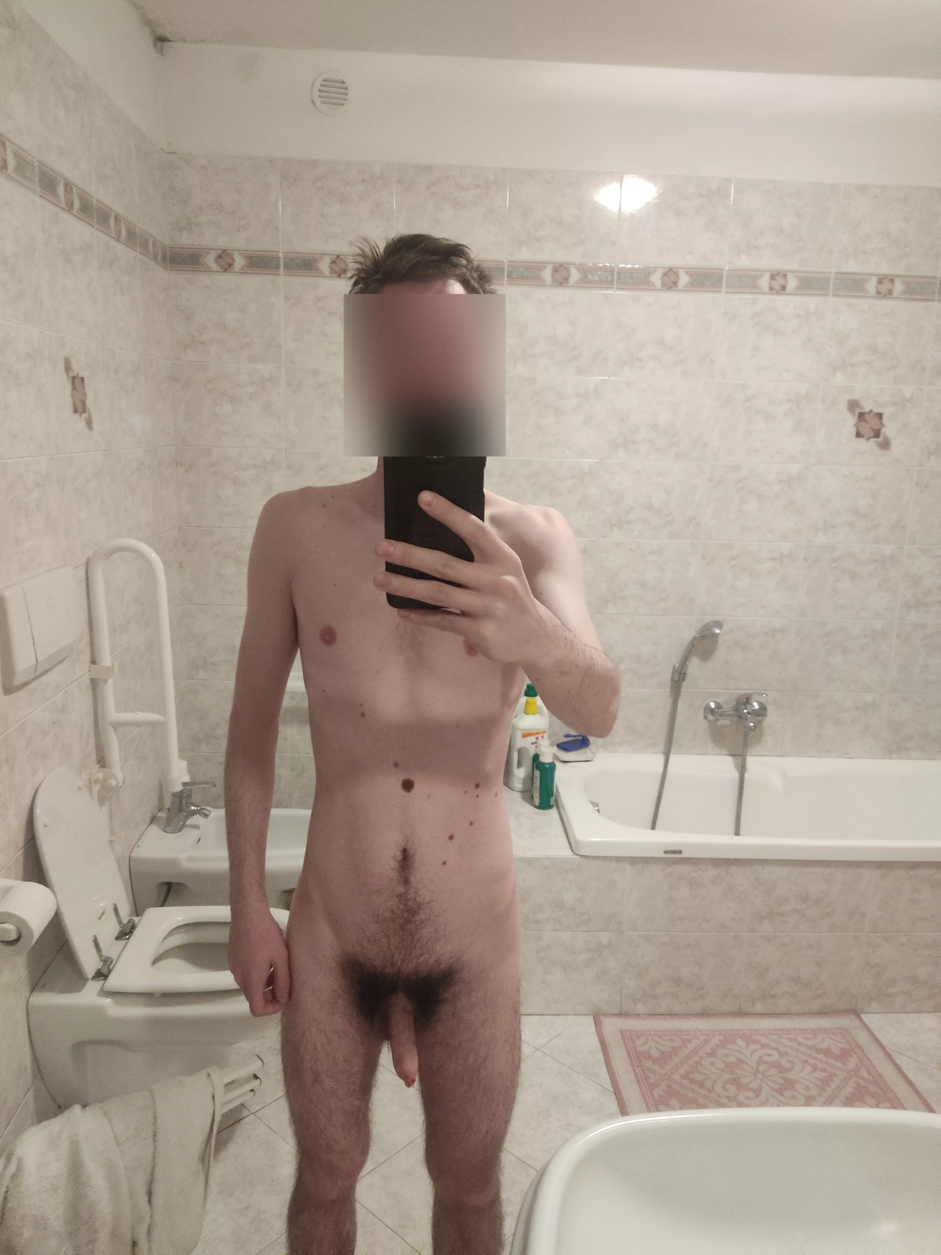 M 28, 6'4, 165 lbs. Normal nude before shower posted by posterw4