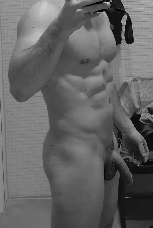 (M) After workout selfie by Theonenoonecares