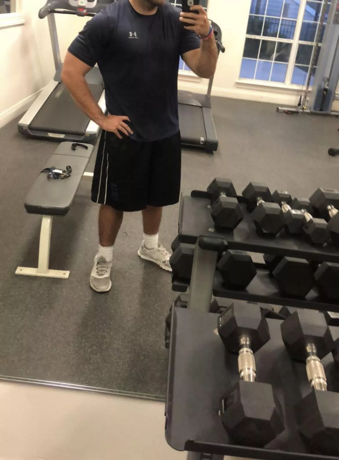 (M) Enjoying my spring break in the gym posted by Txteacher92