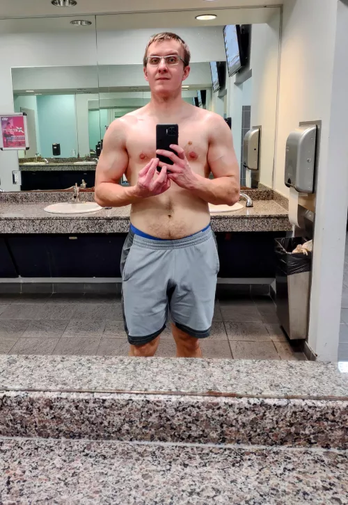 [M] I've been really working on my shoulders after realizing I have an overdeveloped chest. How are they looking? by groovygravyboat