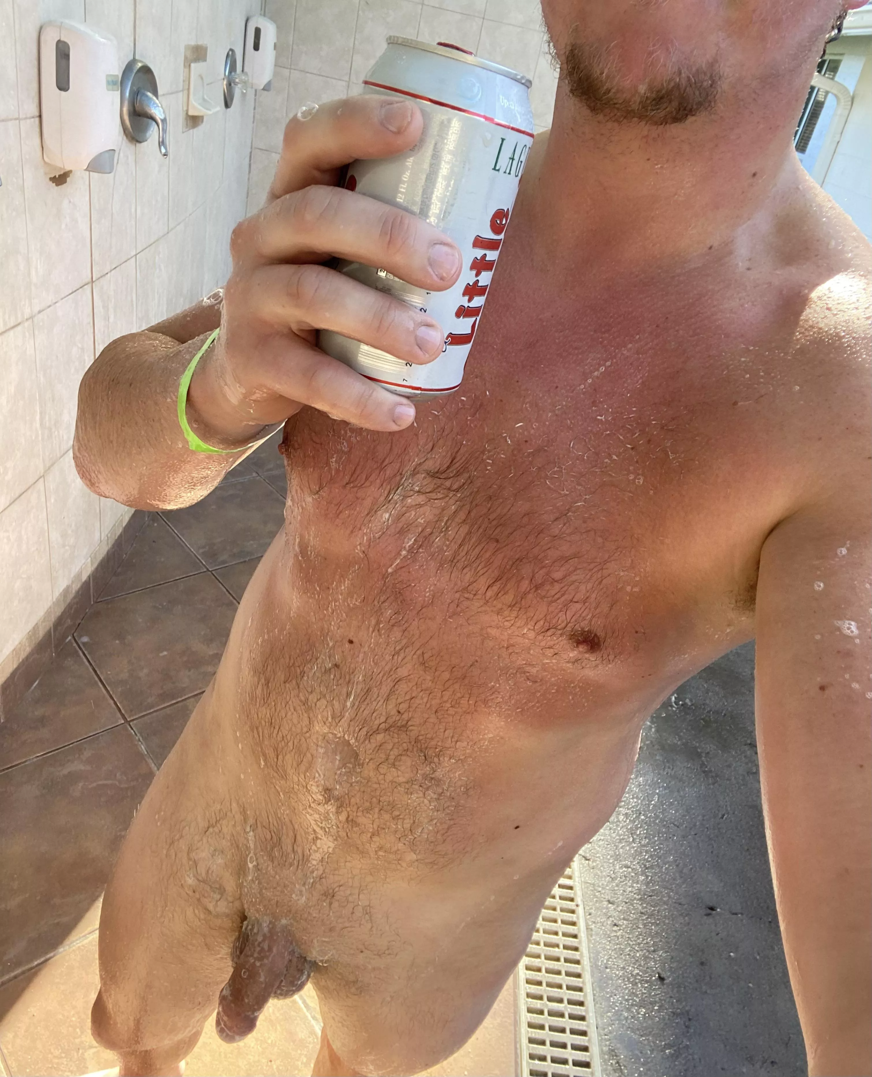 [m] post- naked 5k shower at the nudist resort. A great show of nude athleticism posted by nofloexplorer
