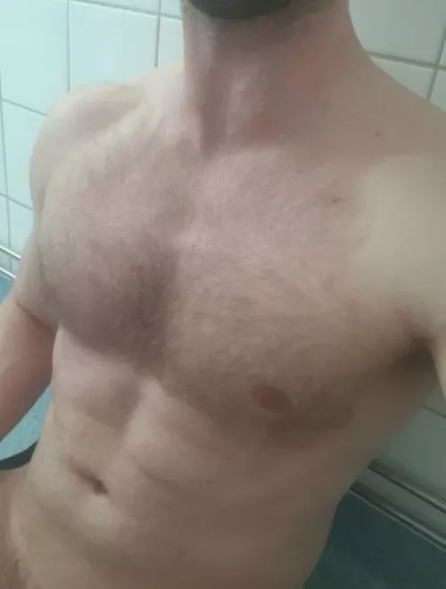 (M) Sometimes I sit in the shower a bit before I start washing by NmTraore