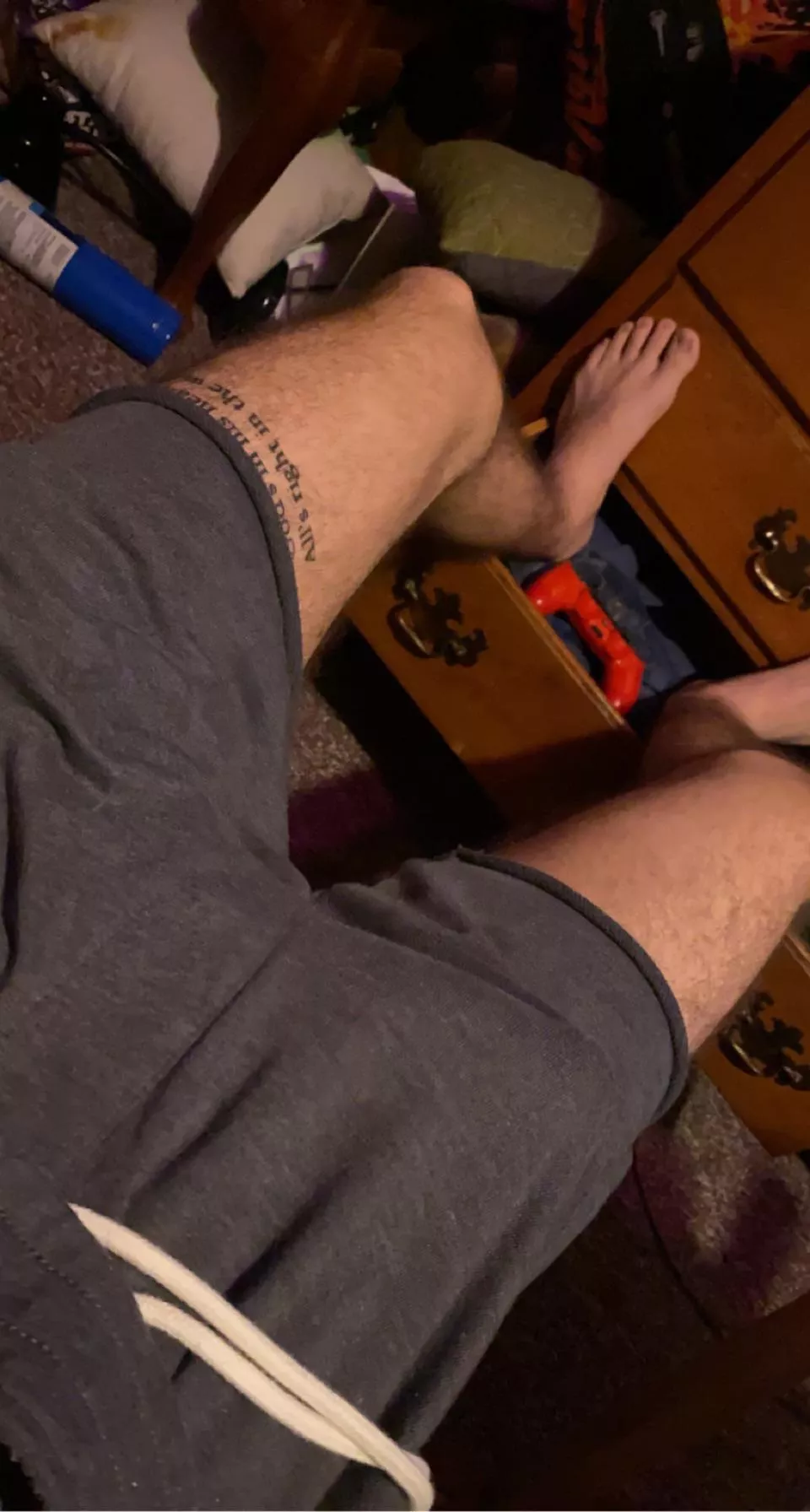 M21- love grey sweatshorts posted by bigboldtrees19