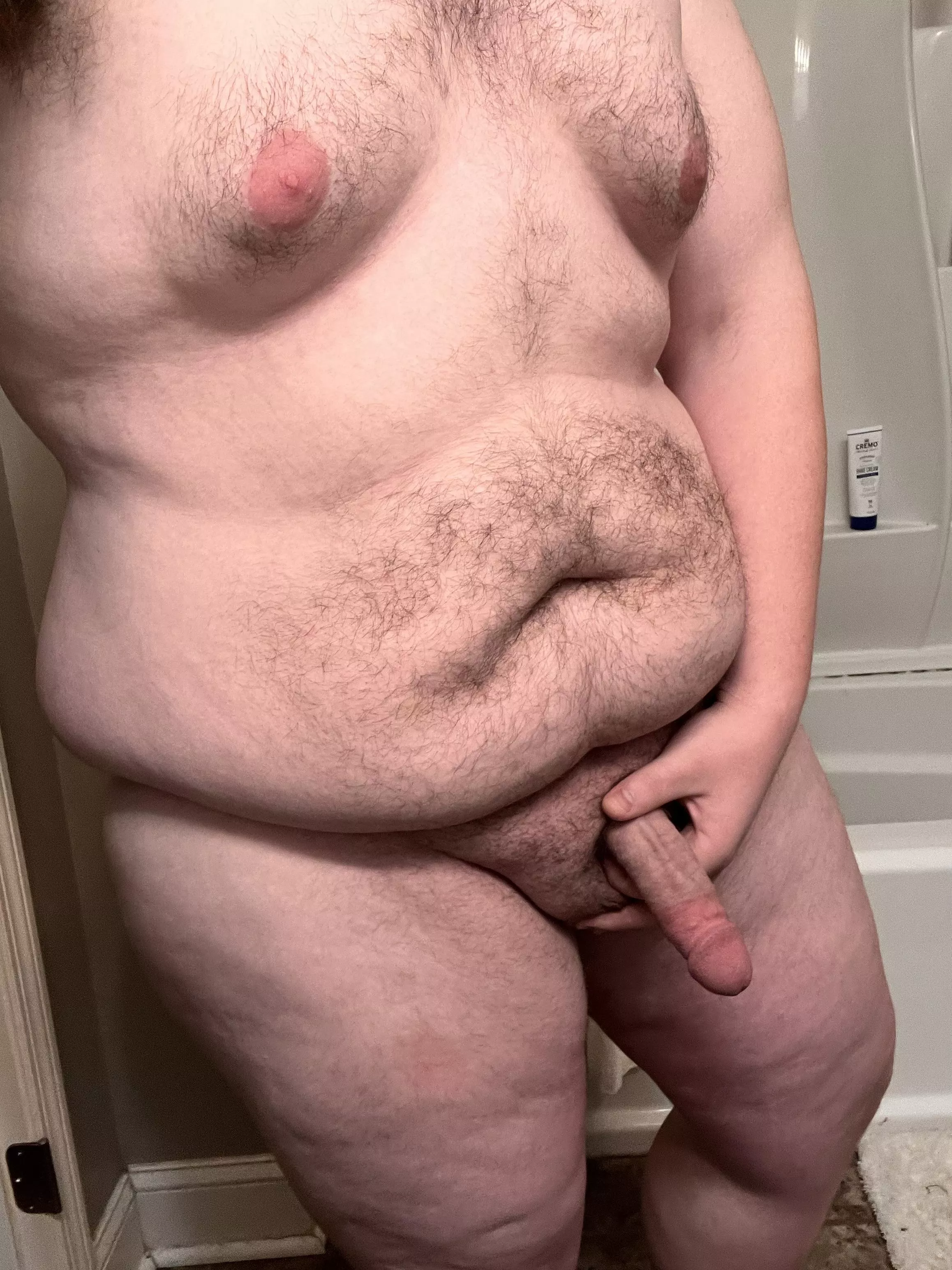 [M24] what do you think of my chubby body and cock? posted by uwusir98