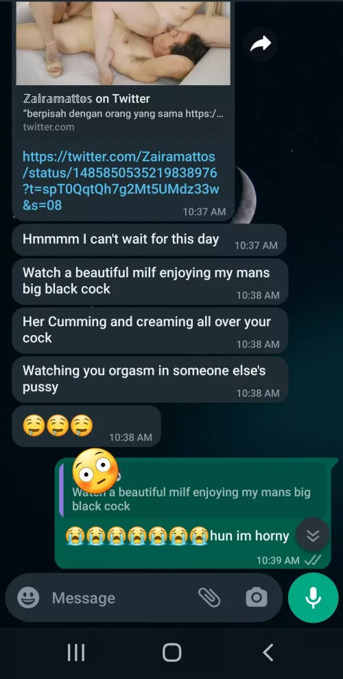 M27 F27 The nasty cuck dirty talk I get while I'm at work by vibingjony