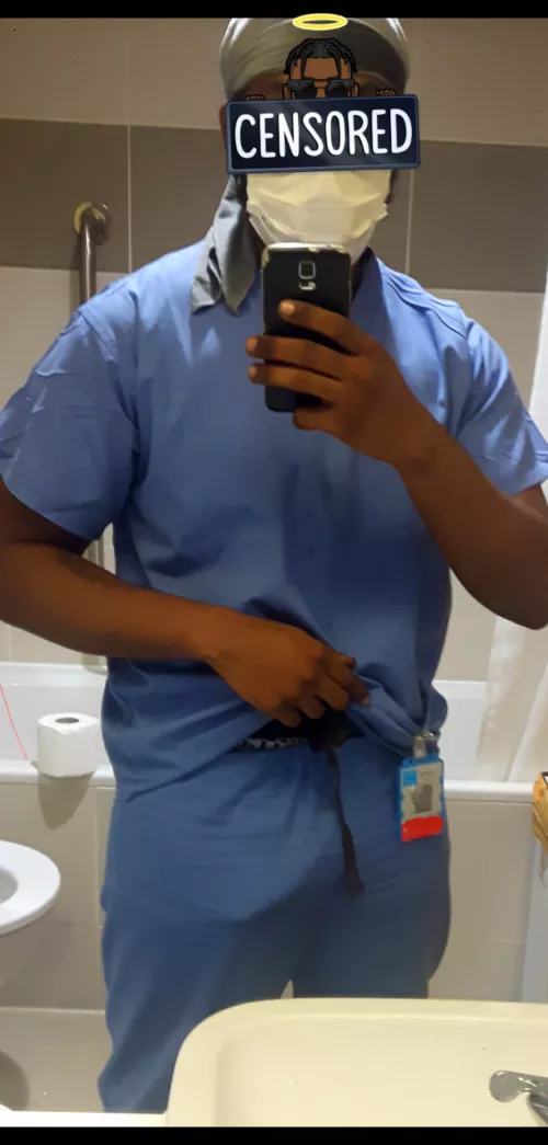 [M/27/UK] These scrubs are way too thin 🙈 If I was your Nurse what would you do 👀 by Dopez15th