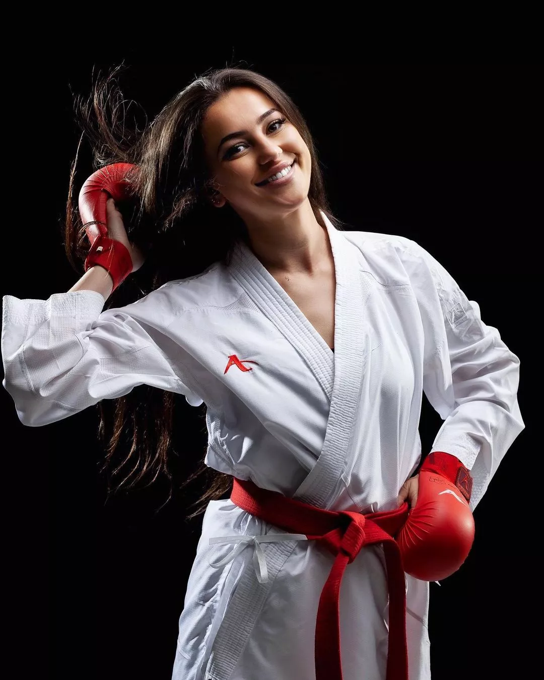 Macedonian karateka Monika Stefanovska posted by Admirateur1