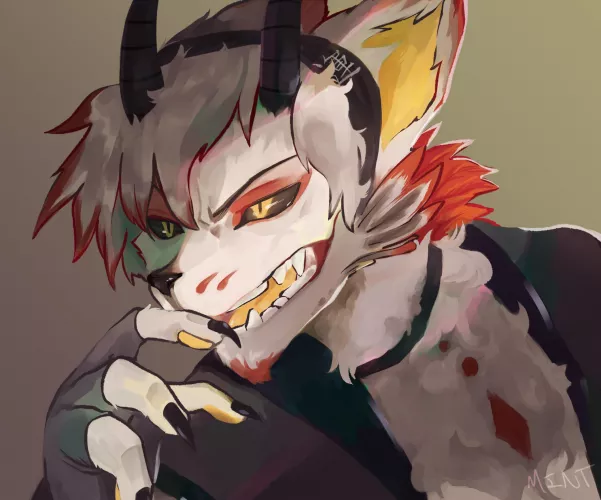 made a quick painting of Zephyr :) by mintybagels