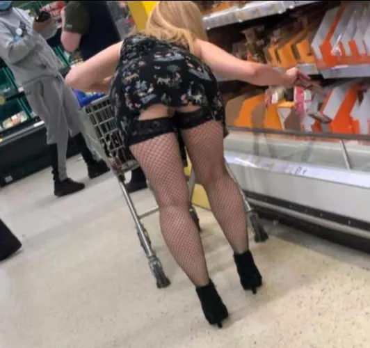 Made to show my pussy in Tesco’s 😳 by Louise_fabs